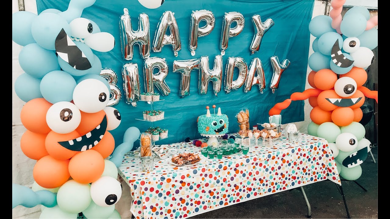 LITTLE MONSTER BIRTHDAY PARTY| DIEGO’S FIRST BIRTHDAY