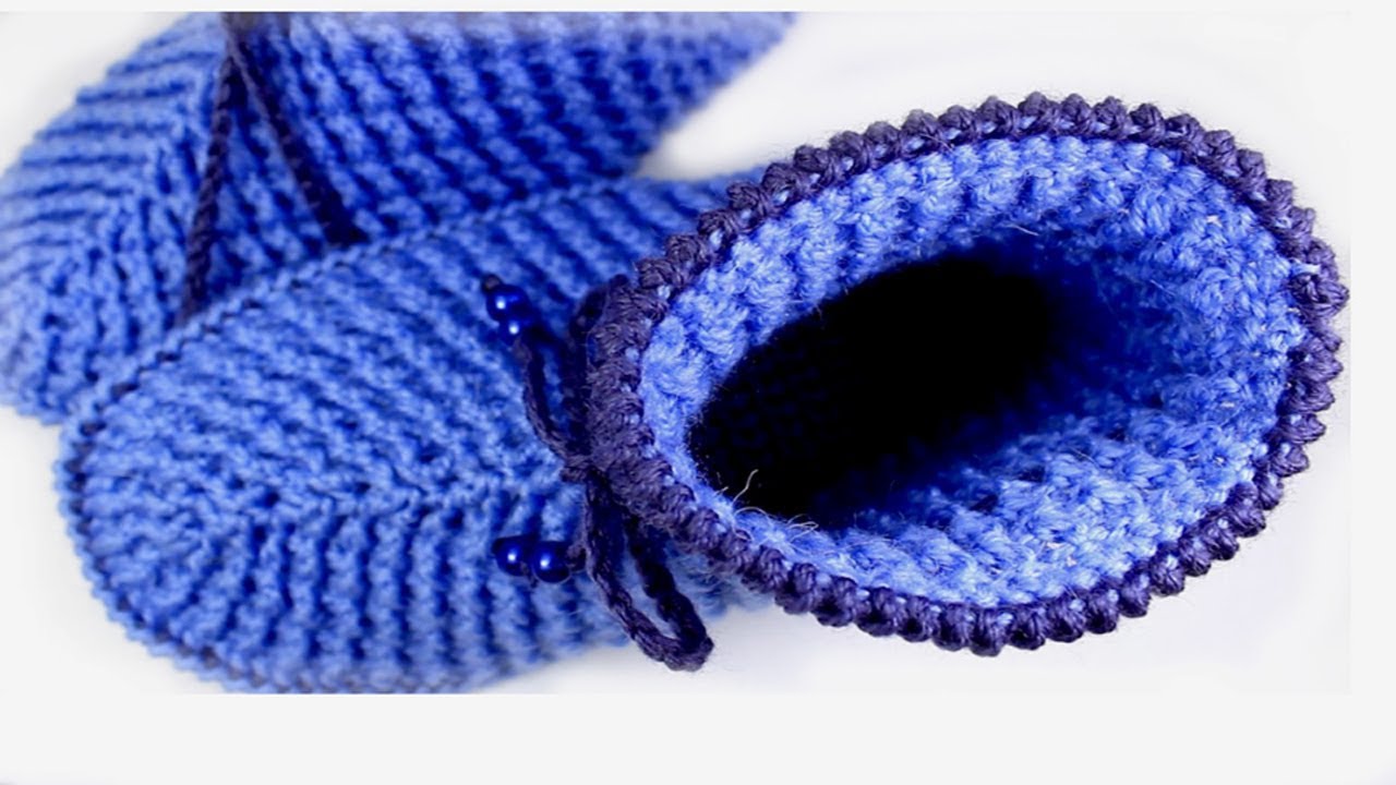 How to crochet adult slippers @VasilisaCatherine