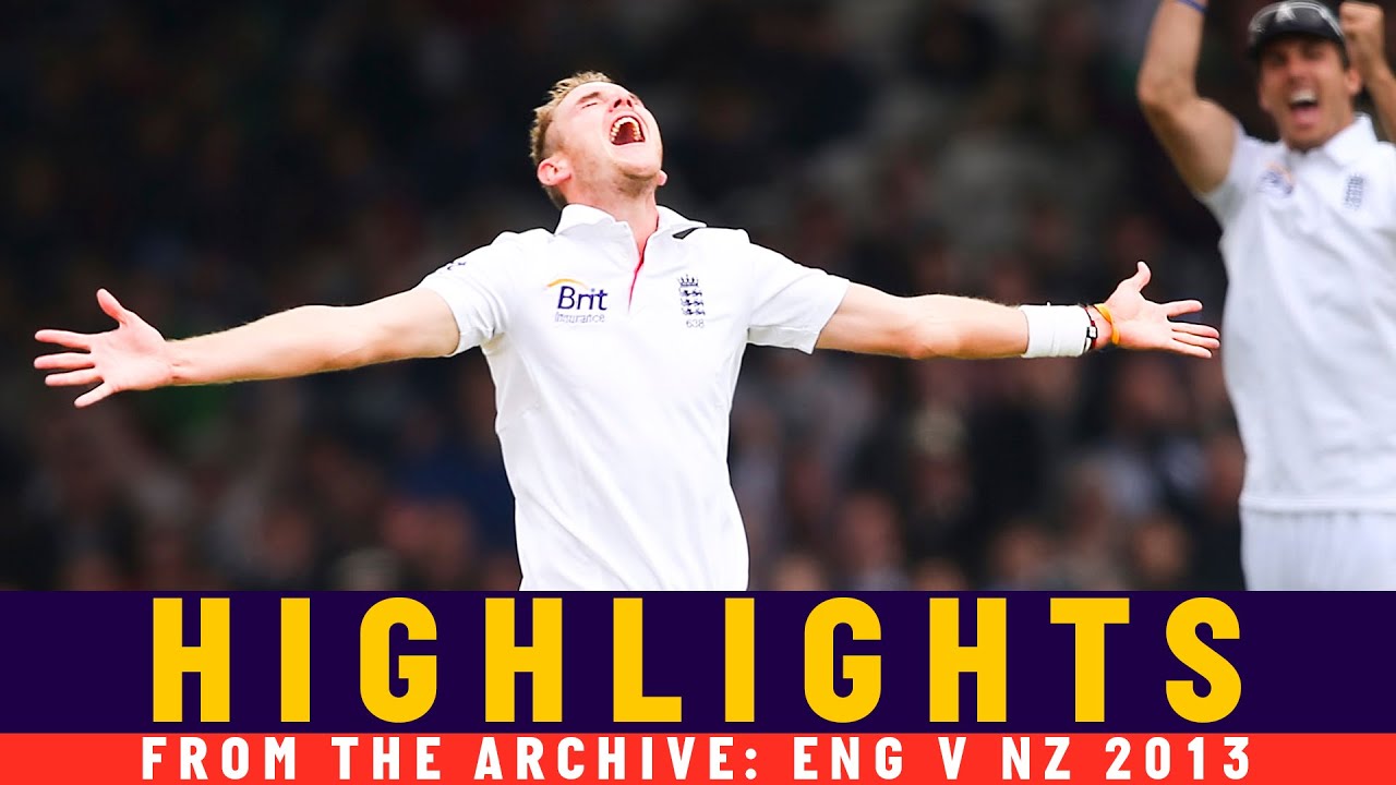 Broad & Southee Dominate Low-Scoring Thriller! | Classic Match | England v NZ 2013 | Lord's