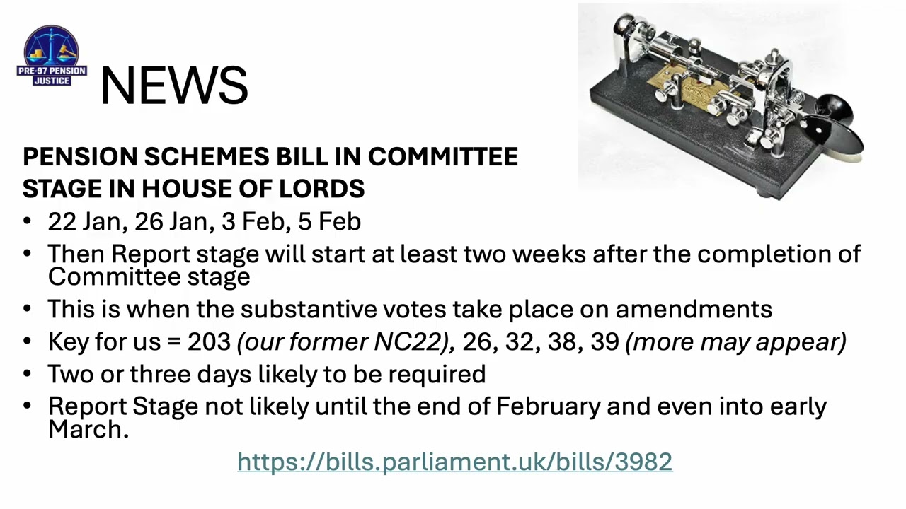 Pension Justice Campaign News Jan 22