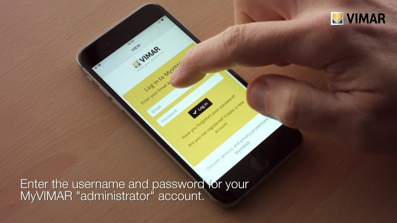 VIEW App: Customisations for the “administrator” user