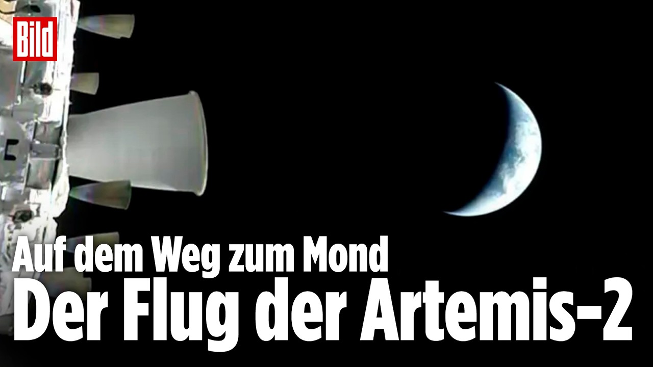 🔴 LIVE aus dem Weltall: Hier die Artemis-Astronauten zum Mond begleiten