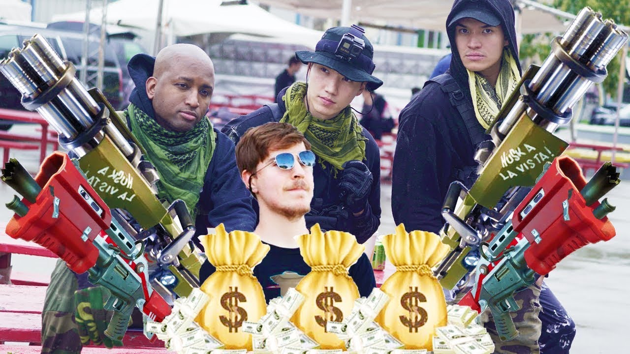 Competing for $200k Mr.Beast Airsoft Battle Royale
