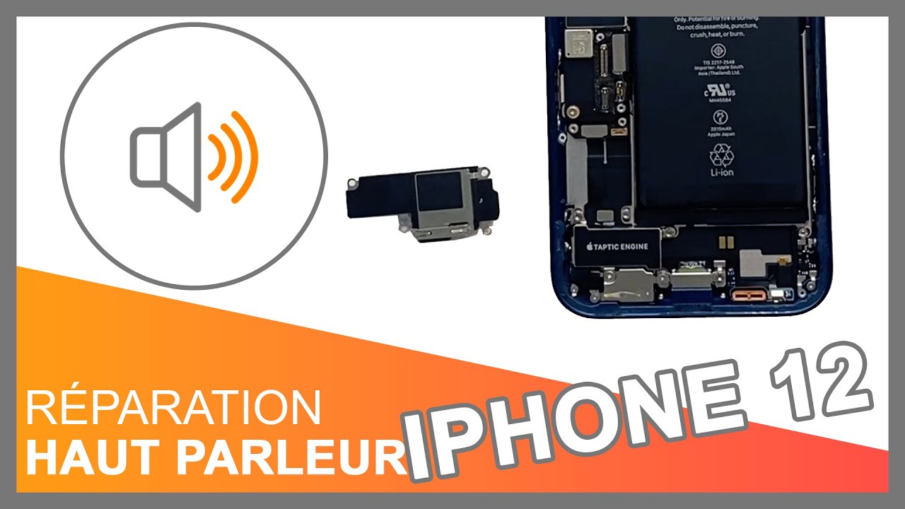 Réparation module haut-parleur iPhone 12