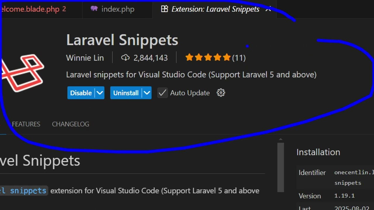 This Laravel VSCode Extension is INSANE – Intellisense & Autocomplete Snippets Like Never Before!