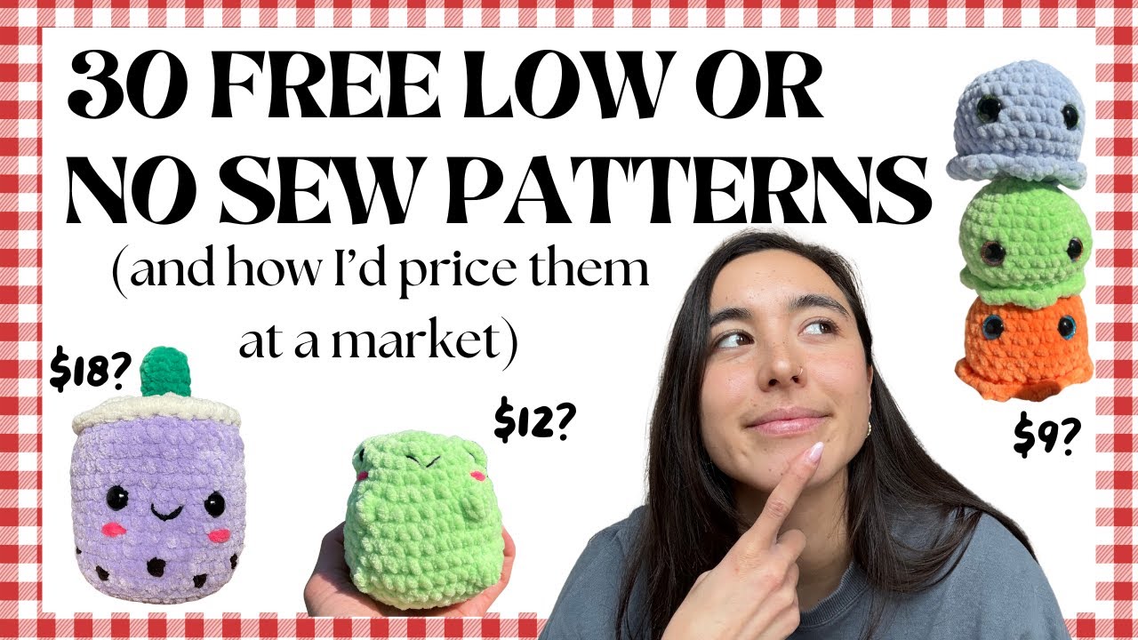 30 FREE Market Prep Friendly Crochet Patterns (and how I’d price them myself)