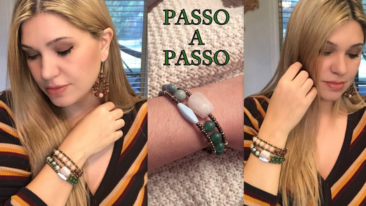 Passo a Passo de Pulseiras - Aprenda a fazer bijuterias finas! E qual foi minha ispiração?