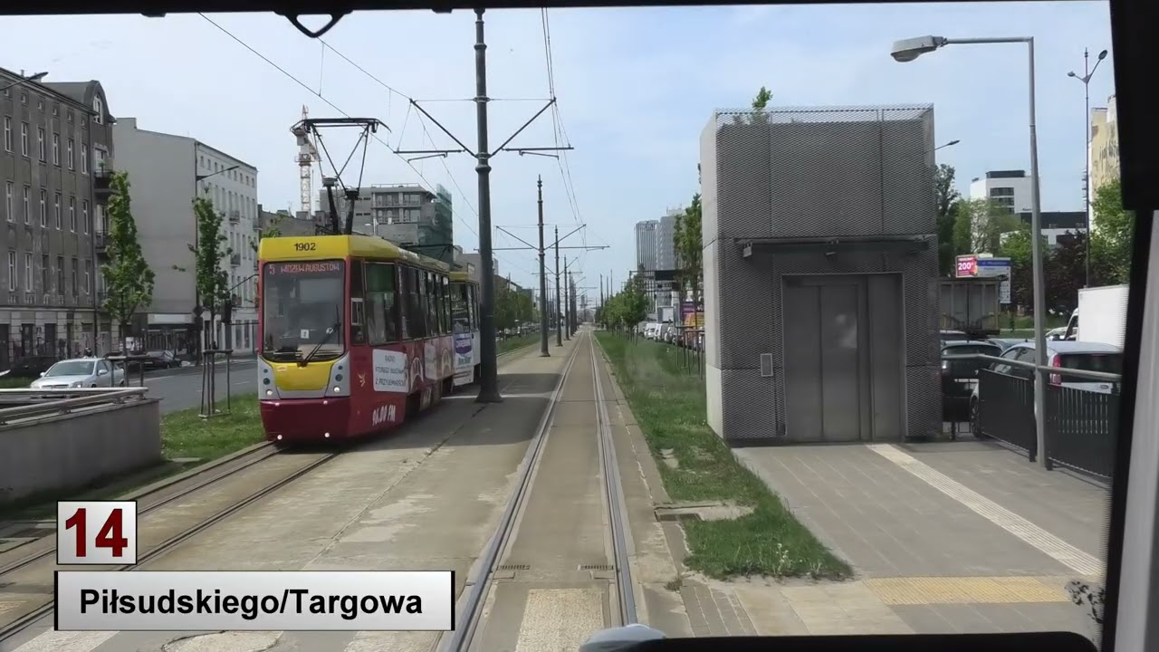 Tramwaje Łódź 2025 Linia 14