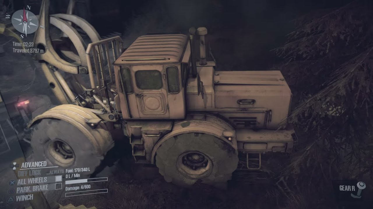MudRunner  Timelapse Crossing map