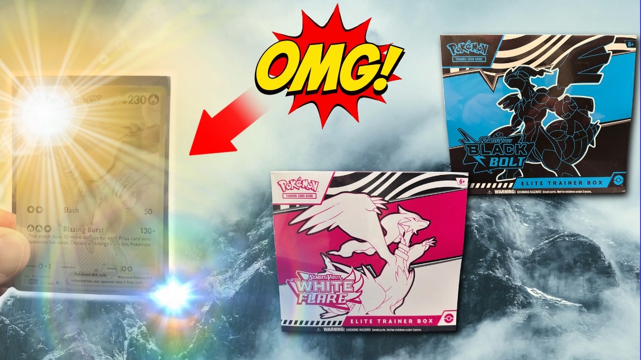 You will not believe it! Black Bolt & White Flare ETBs unreal opening!