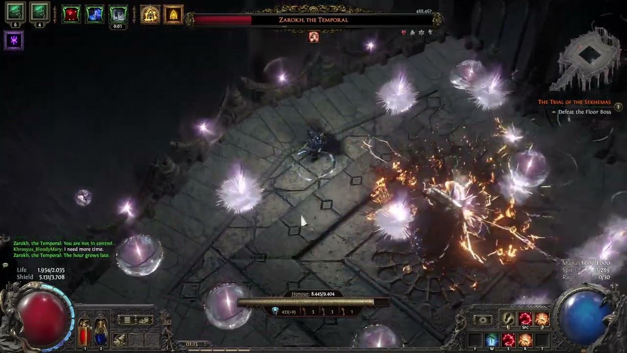Trial Floor 4 Boss Zarokh - Blood Mage DD
