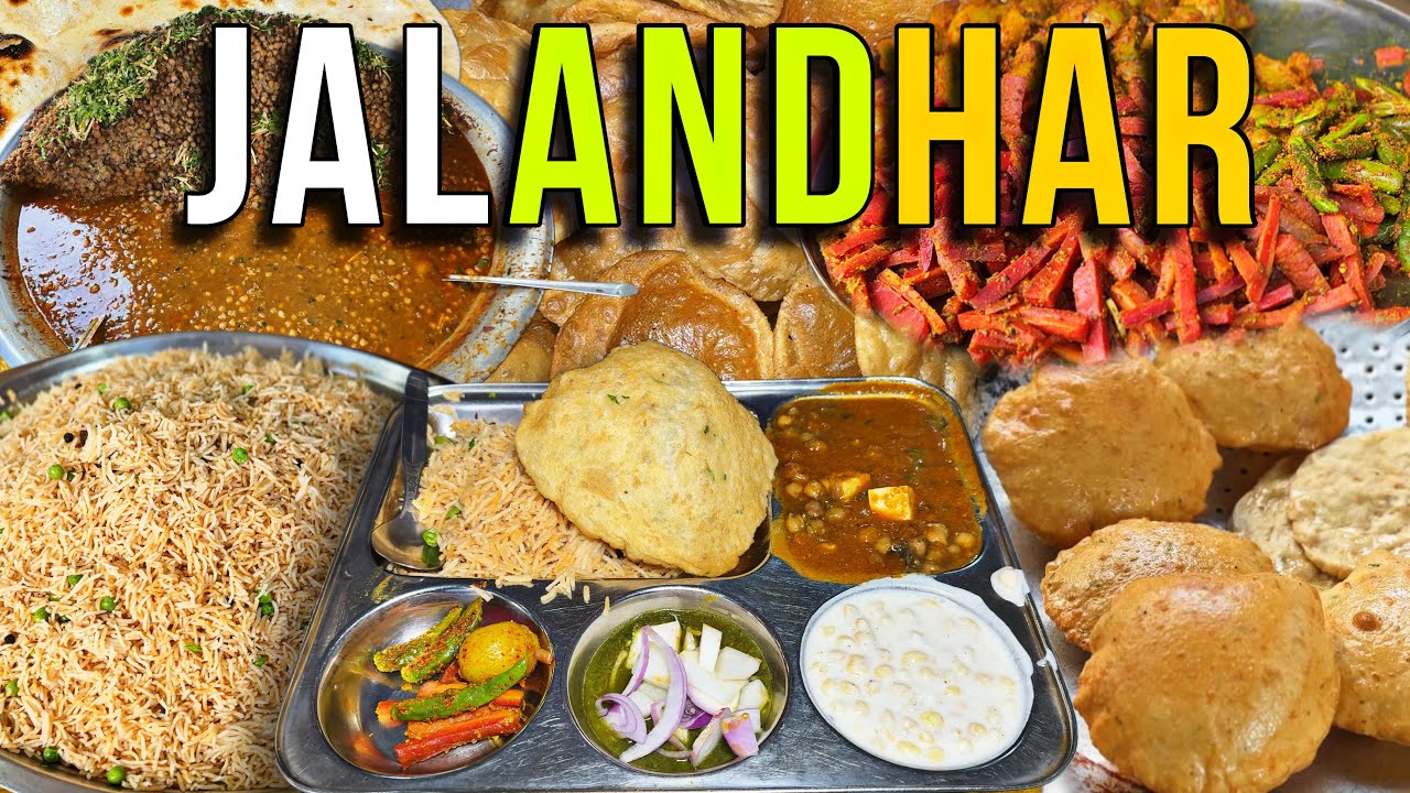 Jalandhar's Most LOVED Food | Ajay Chhole BHATURE, Khalsa PUNJABI Dhaba Dal Makhani | Indian Food
