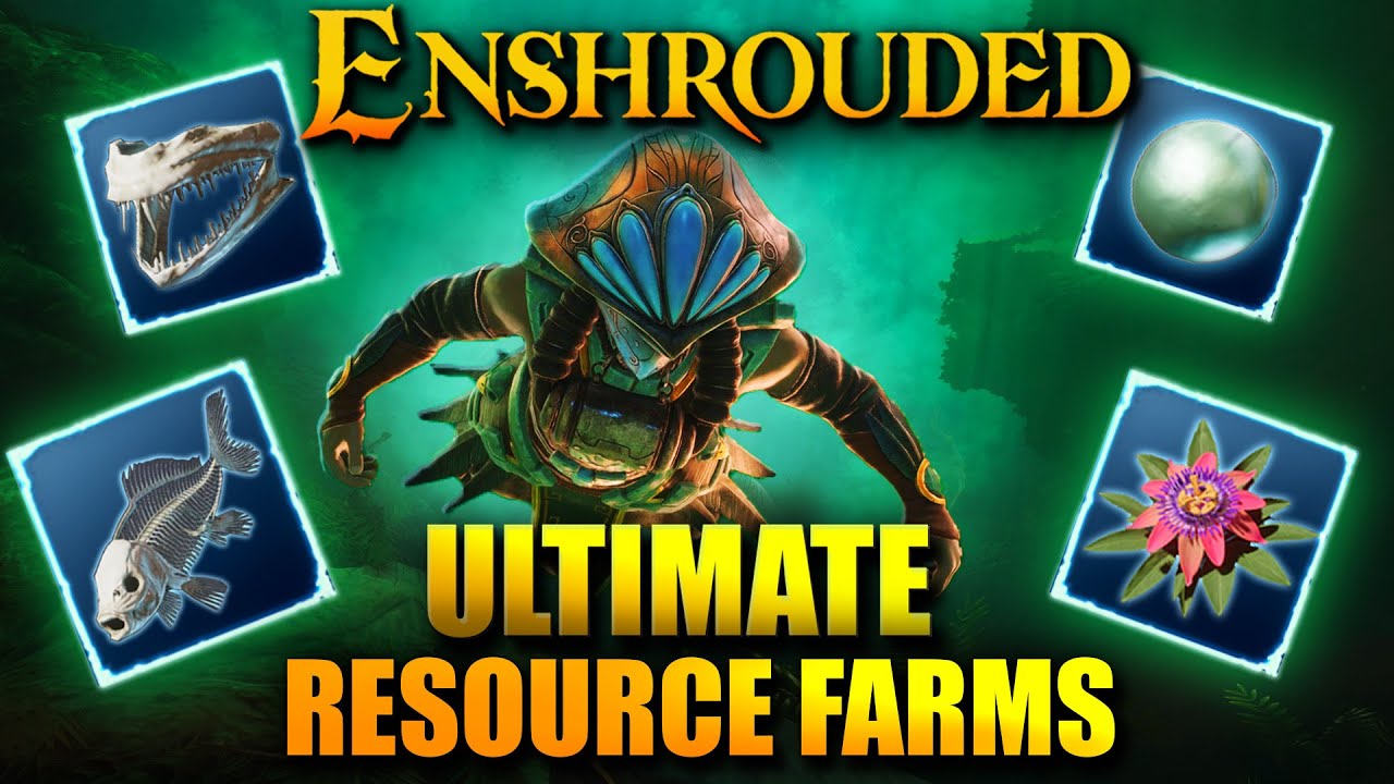 Лучшие места для поиска ресурсов в обновлении Enshrouded Wake the Water!