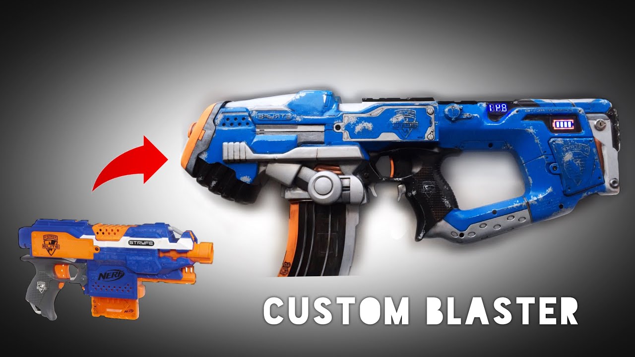 How to Mod and Paint a Nerf Blaster! (Stryfe Integration)