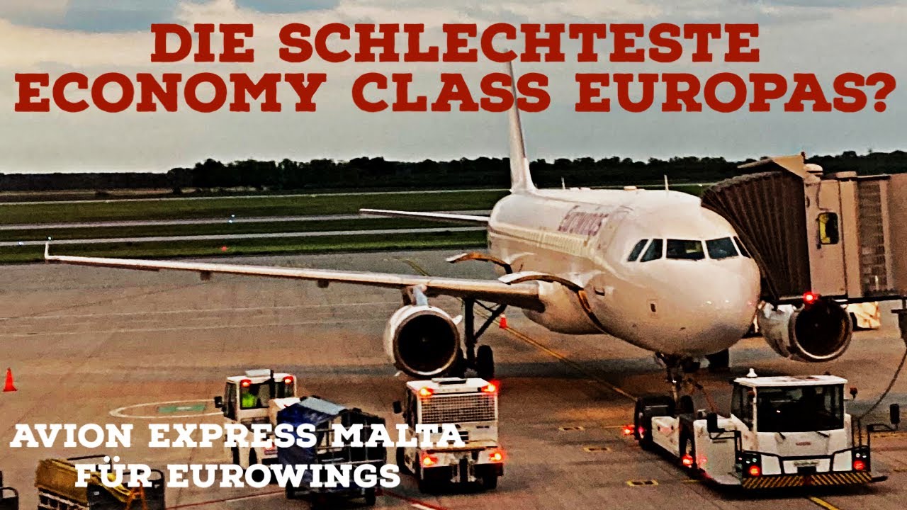 Vermeidet diese Airline auf längeren Flügen! Avion Express Malta für Eurowings