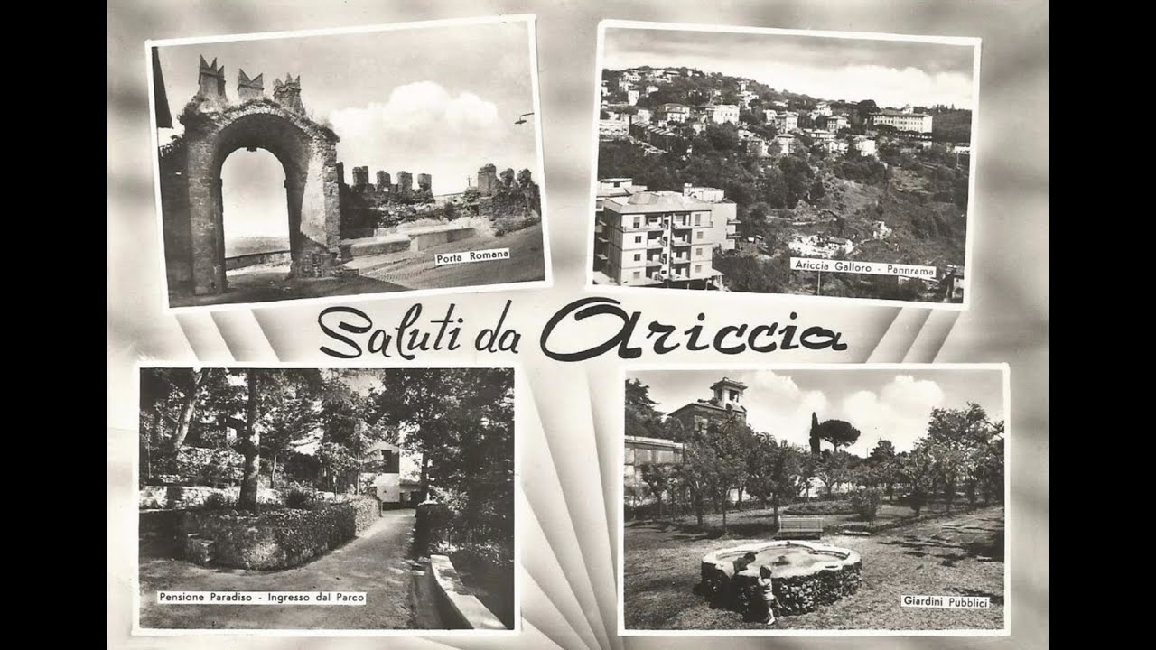 Album di antiche cartoline di Ariccia (RM)