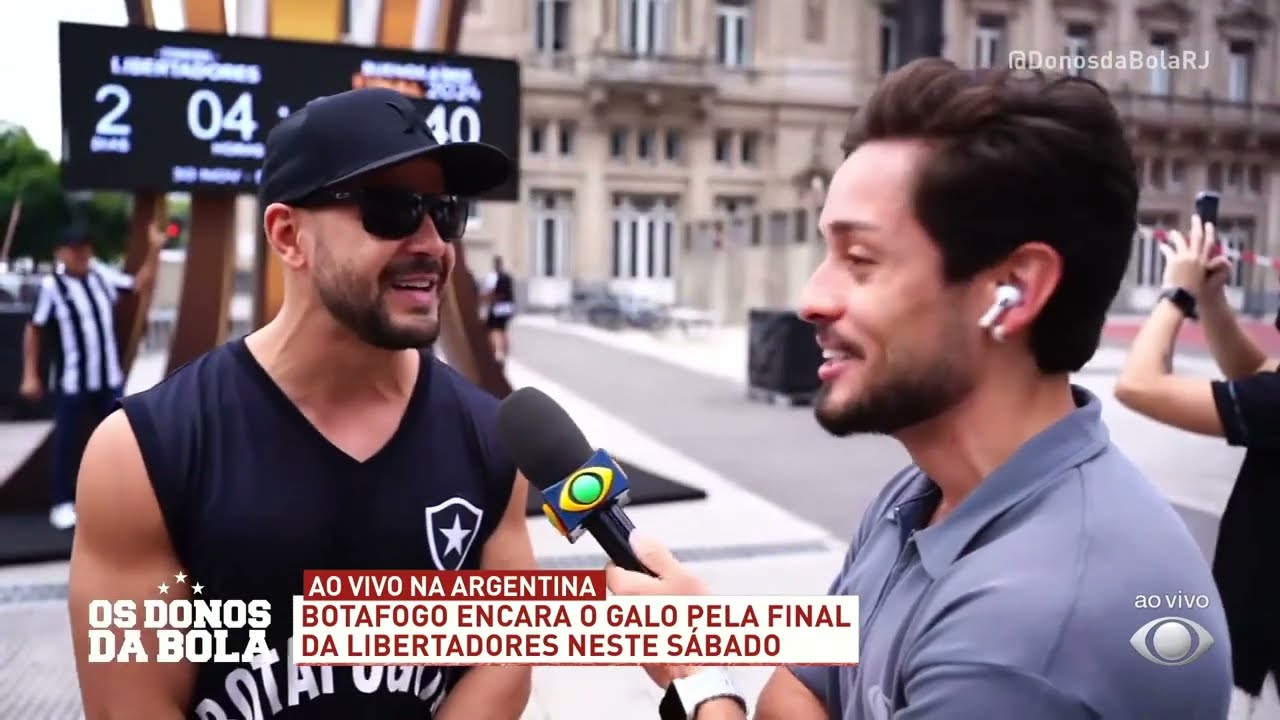 Torcida do Botafogo invade as ruas de Buenos Aires para a final da Libertadores |Os Donos da Bola RJ