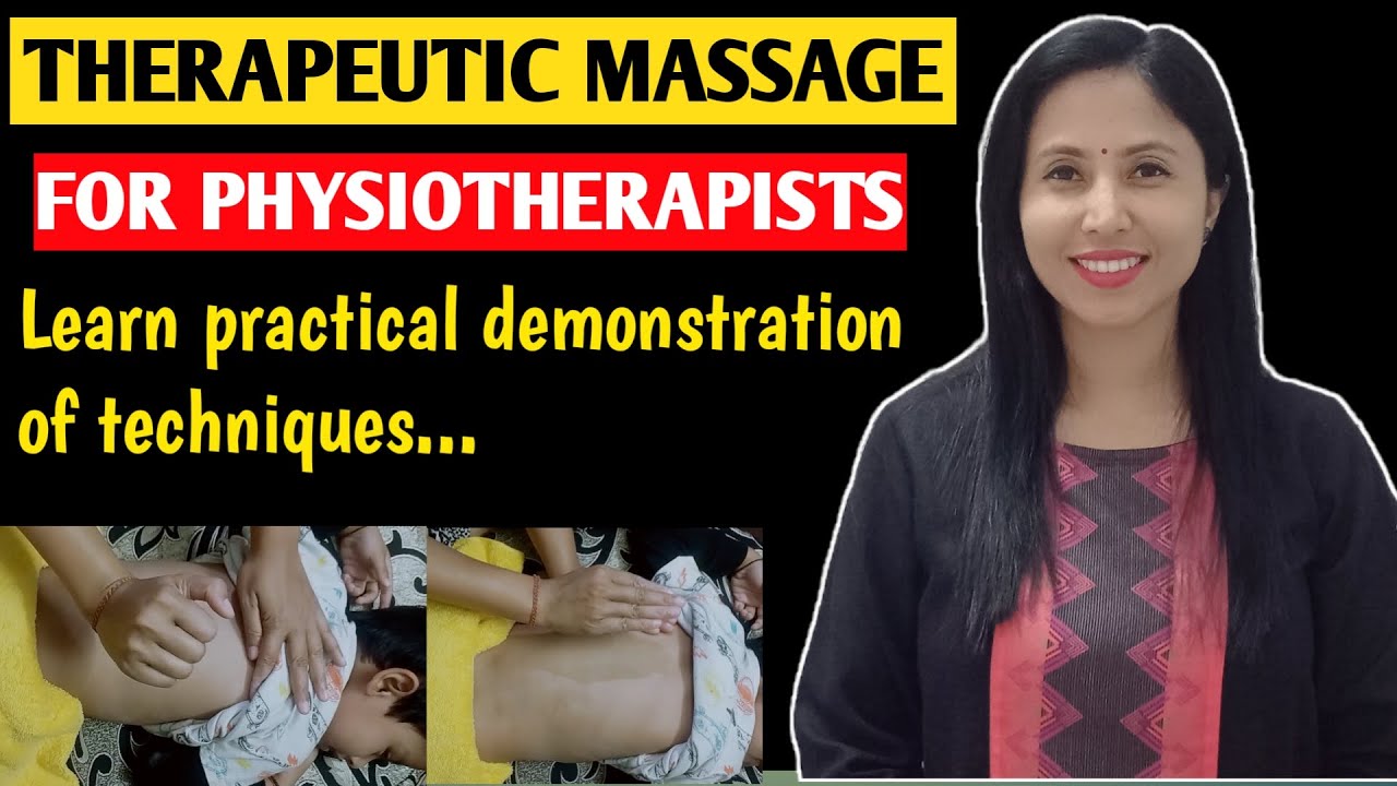 THERAPEUTIC MASSAGE TECHNIQUES FOR PHYSIOTHERAPISTS| STROKING| TAPOTEMENT | SHAKING| 2024, #hindi