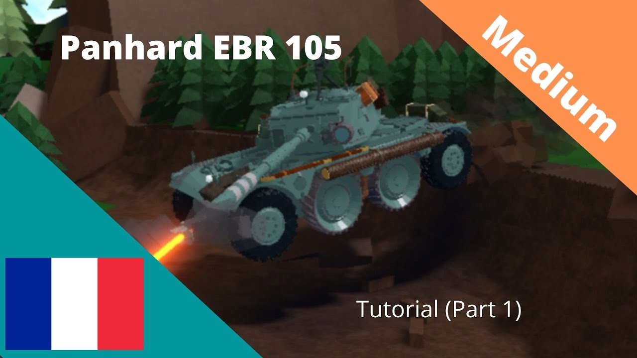 Detailed Panhard EBR 105 Tank Tutorial (Part 1) | Build A Boat For Treasure