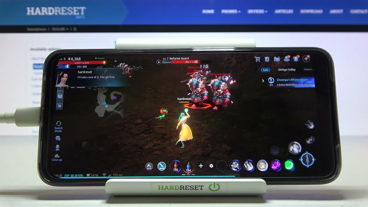 Realme 8i - Mir4 | MMORPG Gameplay