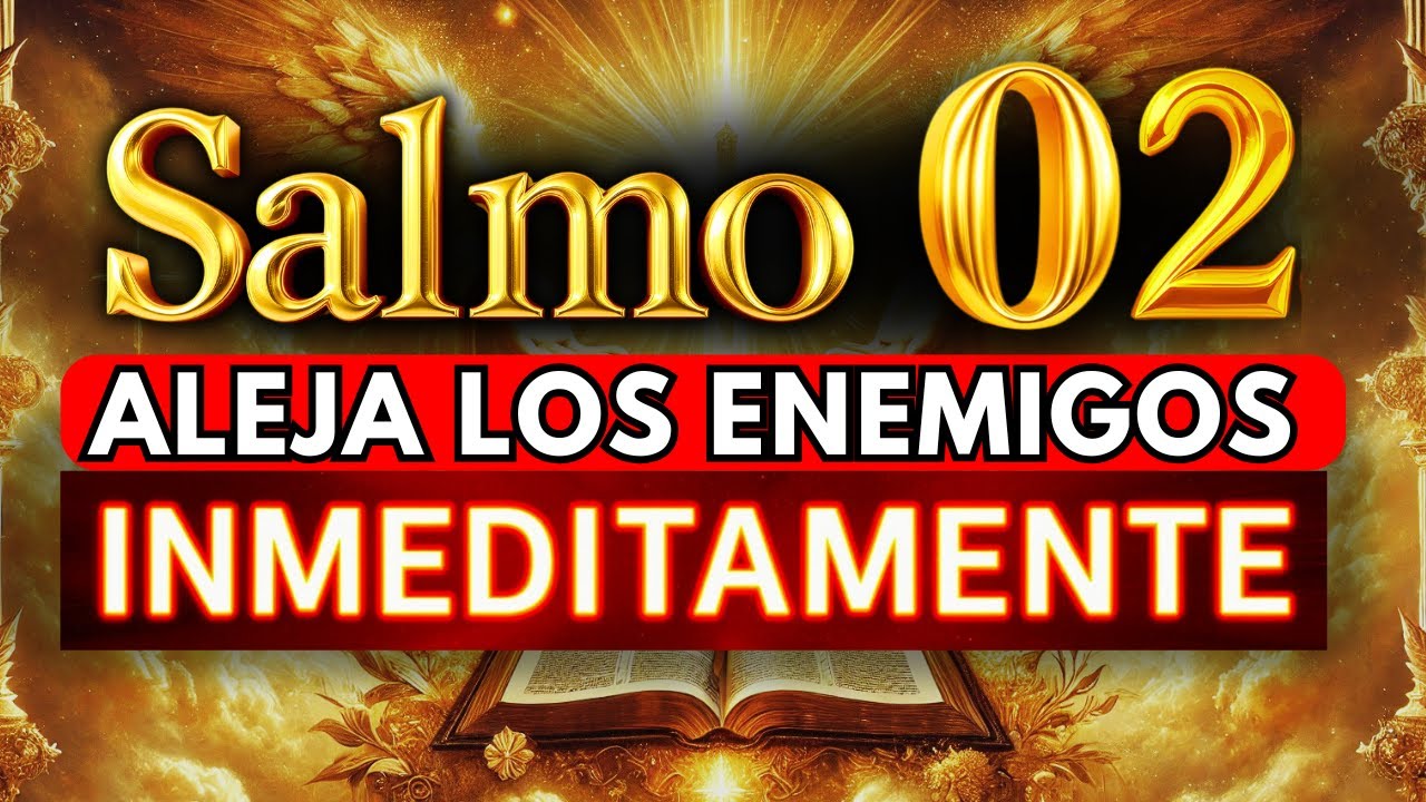 SALMO 02 PARA EXPÚLSAR Enemigos, Brujerías y Maldiciones NO SOPORTARÁN ESTE PODER 🙏⚡