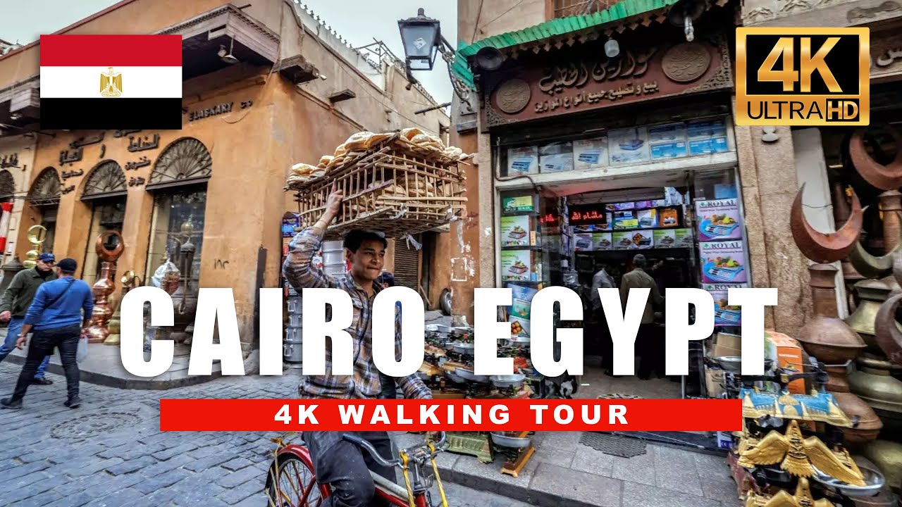 🇪🇬 Cairo, Egypt Walking Tour. Visit Cairo’s Al Azbakia Market District | 4K Ultra HD - 60fps