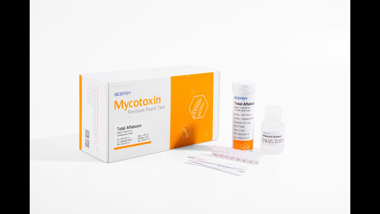 YRF1001-2 Total Aflatoxin Rapid Test Kit for Cereals and Feed