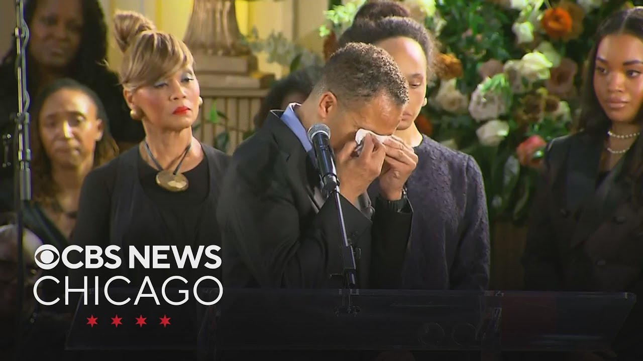Jesse Jackson Jr. gives emotional eulogy at father Rev. Jesse Jackson's funeral at Rainbow PUSH