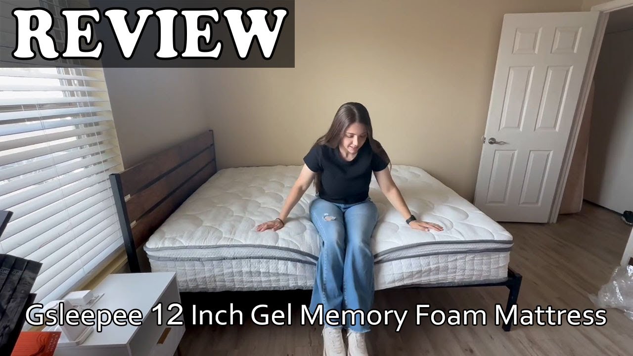 Gsleepee 12 Inch Gel Memory Foam Mattress Review