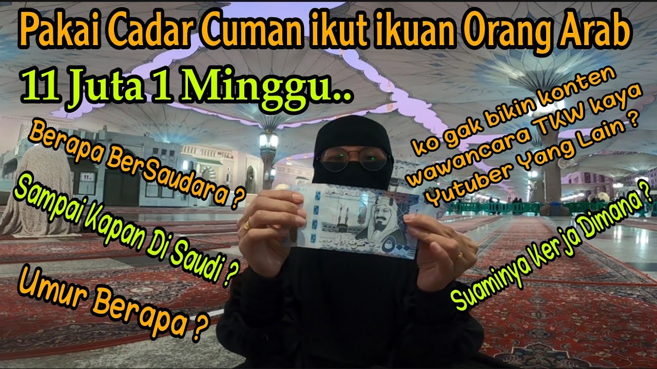 AKU IBU RUMAH TANGGA YANG TINGGAL DI ARAB SAUDI DENGAN 1 ANAK..SUAMI KU KERJA DI❓DI JAWAB LUNAS..!!