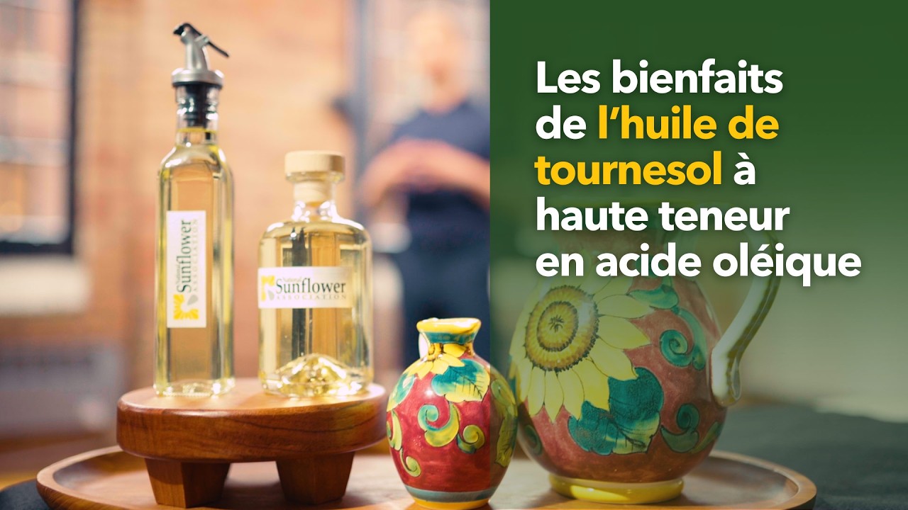Les bienfaits pour la santé de l’huile de tournesol à haute teneur en acide oléique