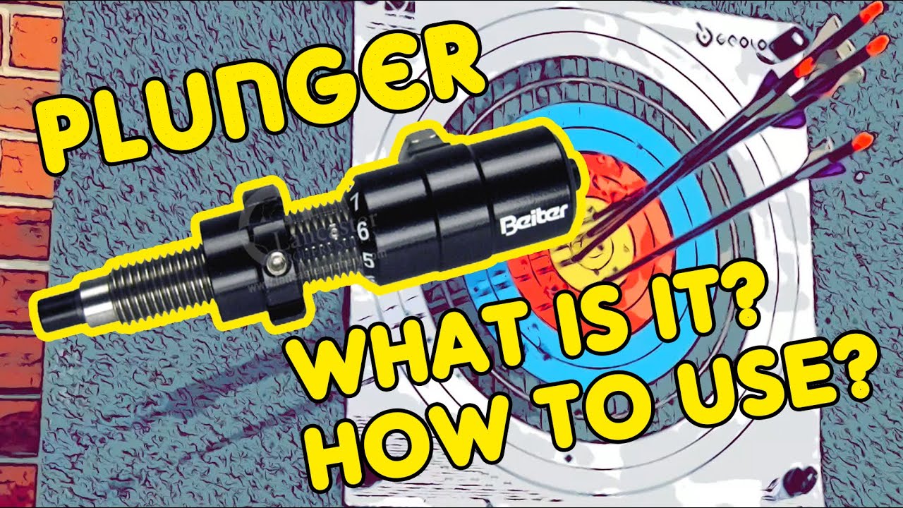 HOW TO USE PLUNGER | BOW PLUNGER | ARCHERY | RECURVE BOW PLUNGER | WHAT IS A PLUNGER