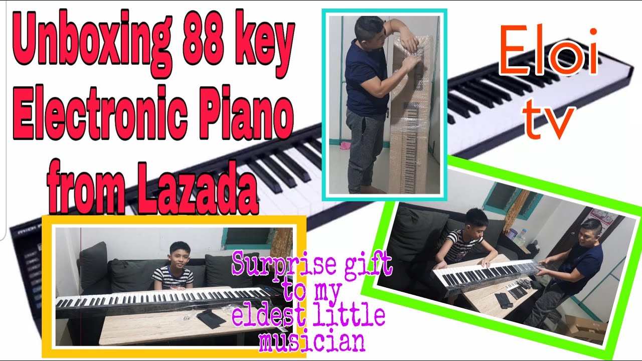 Unboxing 88 keys Electronic Piano|Surprise Gift to My Eldest Little Musician