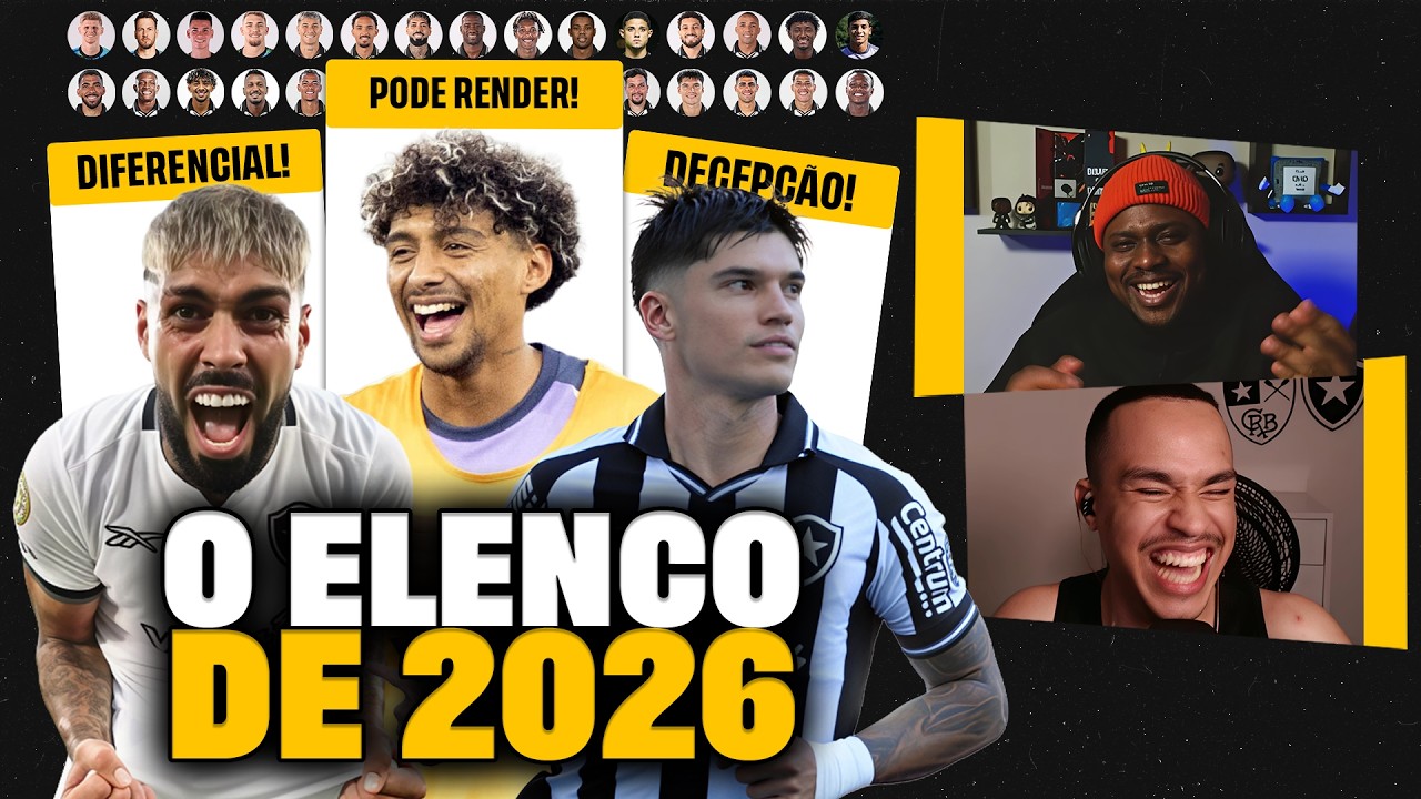 ANALISANDO O ELENCO DO BOTAFOGO PARA 2026! QUEM PODE SER O DIFERENCIAL? | CAMISA 13