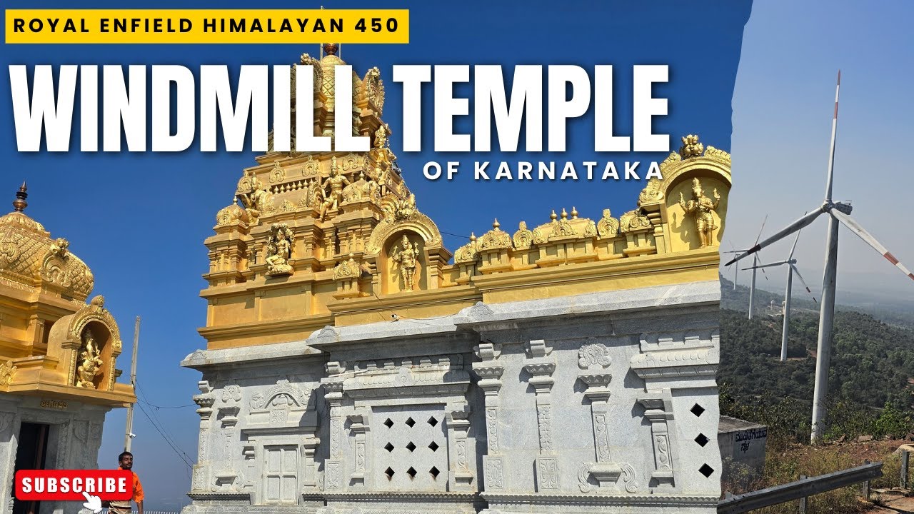 Bengaluru to Windmill Temple | Mavanuru Malleshwara Temple on Himalayan 450 #royalenfieldhimalayan