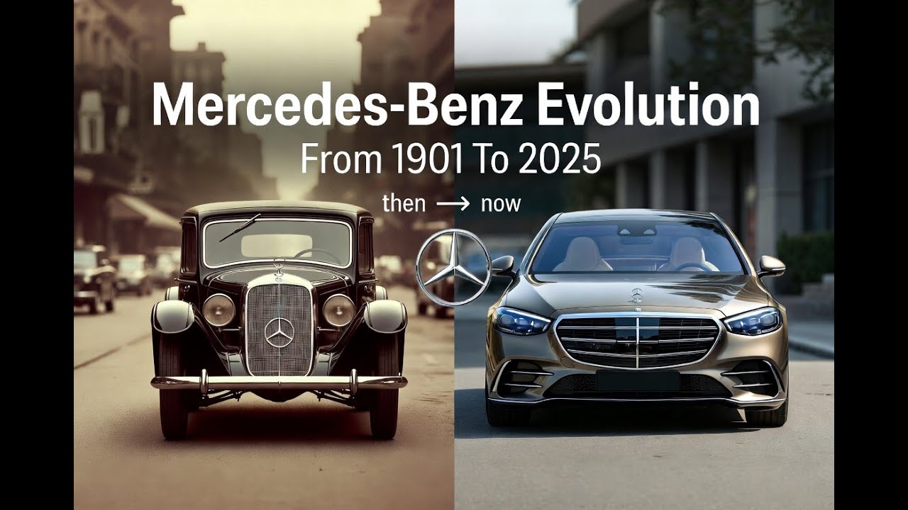 Mercedes-Benz Cars Evolution 1901–2025 | From First Engine to Electric Future #dreamdesires