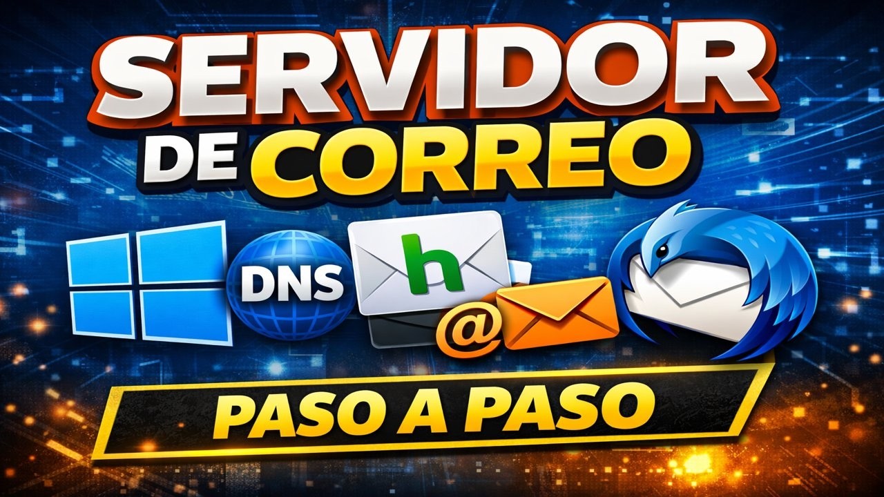 Cómo Configurar un Servidor de Correo en Windows Server | hMailServer + Thunderbird Paso a Paso