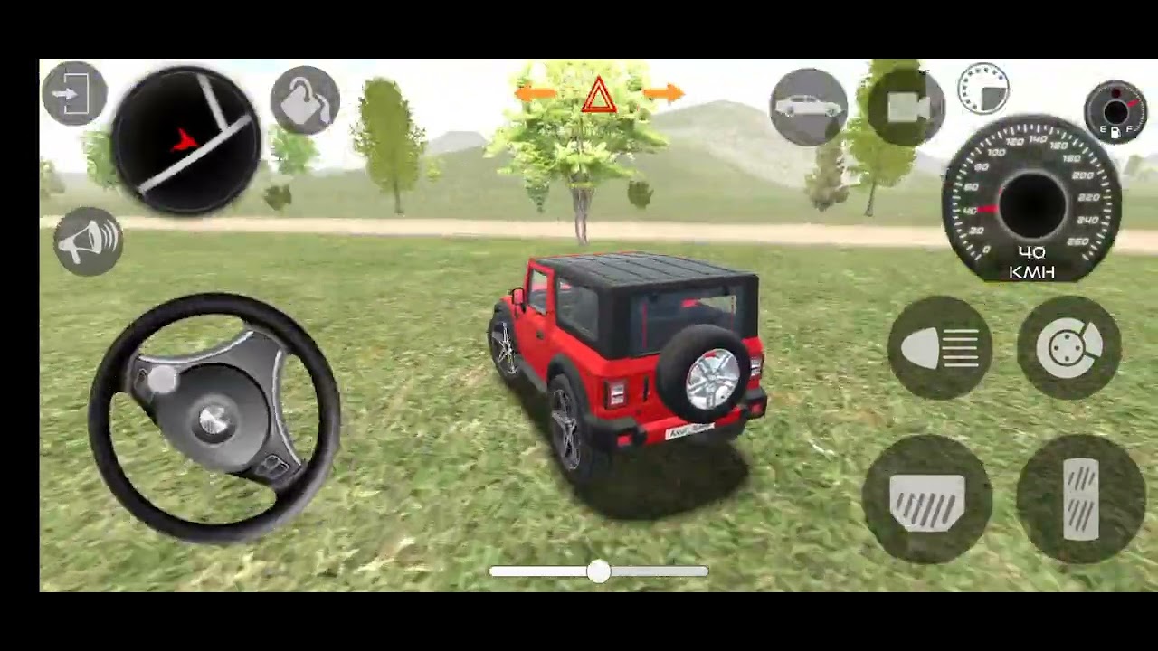 New Mahindra thar 🚗 II uncontrolled car II #thar #monster #trendingvideo #viralvideo #viral