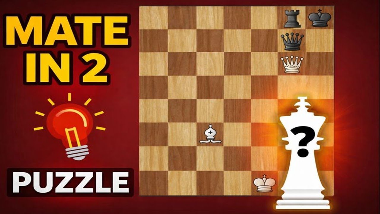 Mate in 2 Chess Puzzle 🔥 Only 1% Solve This!