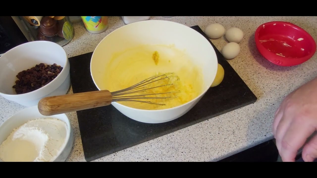 Lemon mixed fruit cake