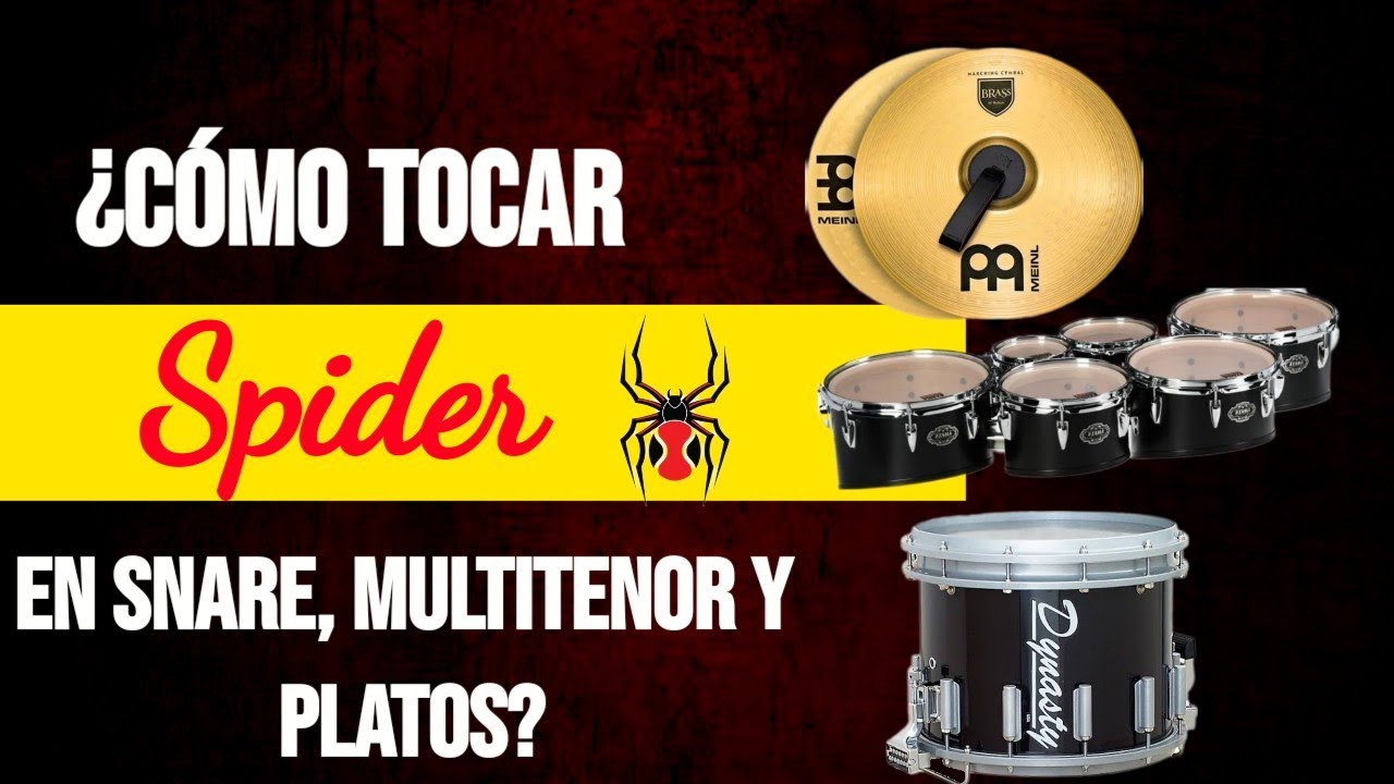 Tutorial Cadencia Spider (snare, multitenor y platos) 2023