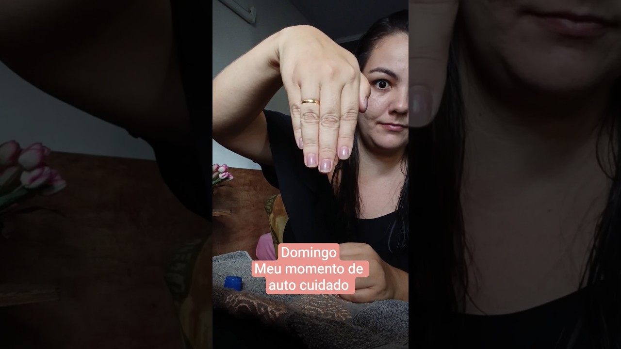 Tirando um tempo de auto cuidado no domingo 