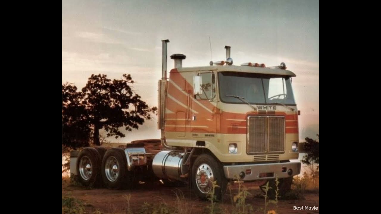 Old school White road commander cabovers