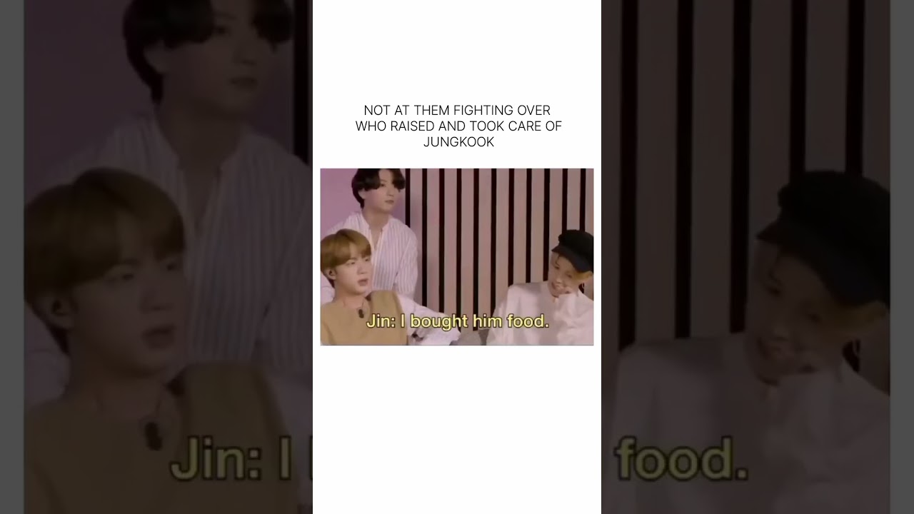 Them fighting over who raised Jungkook #bts #btsshorts #jungkook