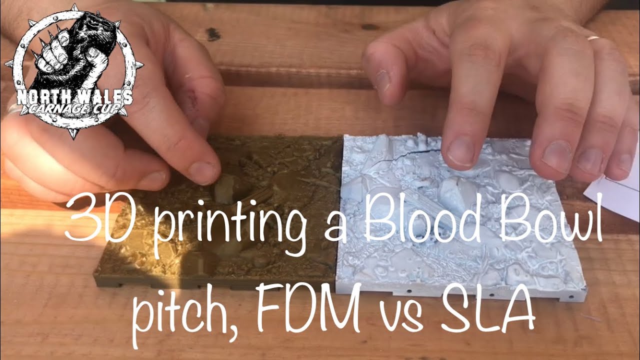 Kraken Fields pts3: SAL vs FDM & 3D printing Blood Bowl