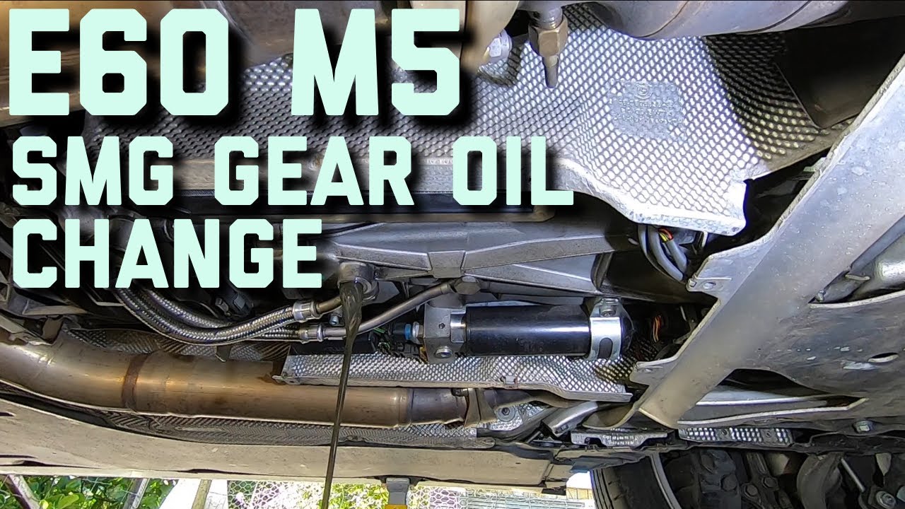BMW E60 M5 SMG Gear Oil Change (Using Scan Tool)   #BMW60M5 #BMW SMG