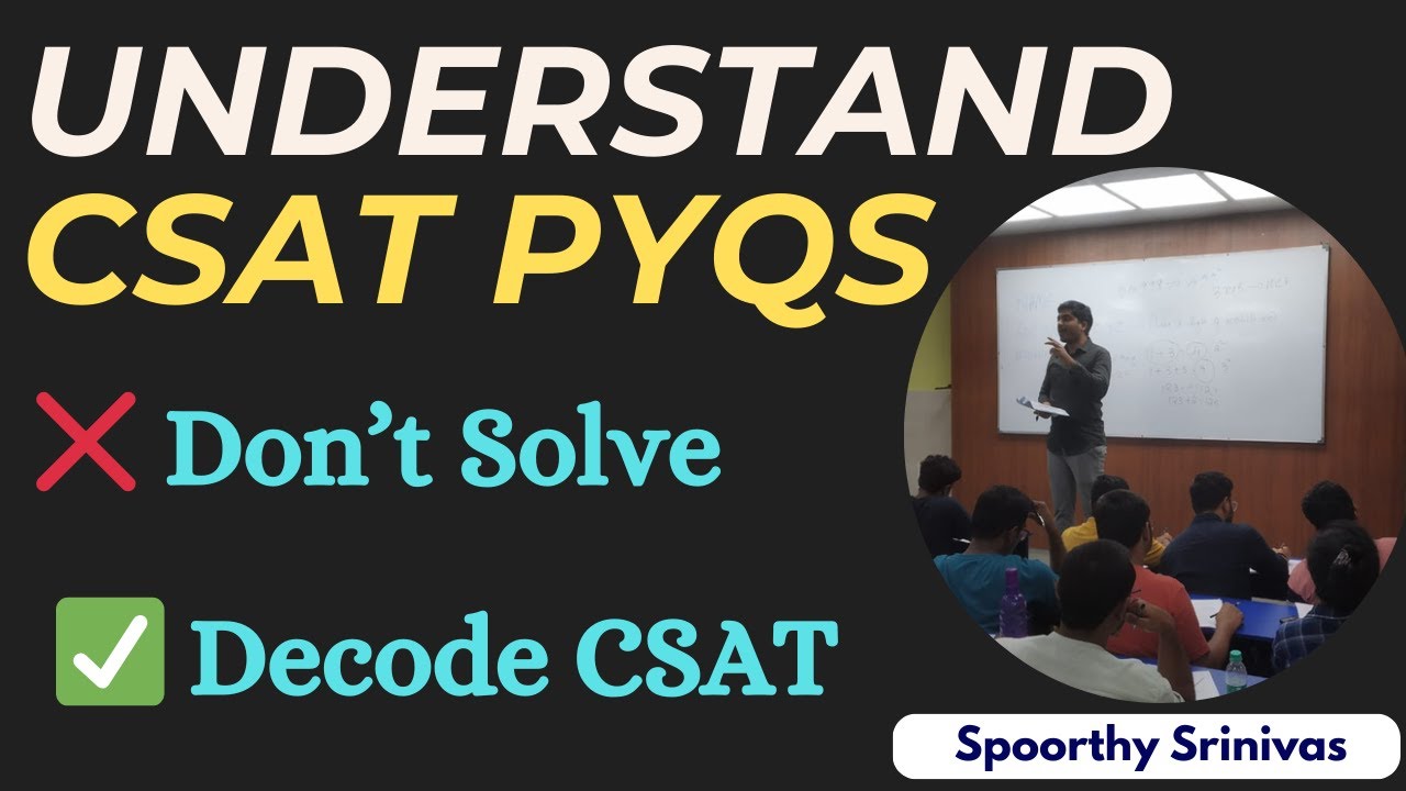 Decode UPSC CSAT PYQs🔥| How to Think, Solve & Crack CSAT Questions LIVE