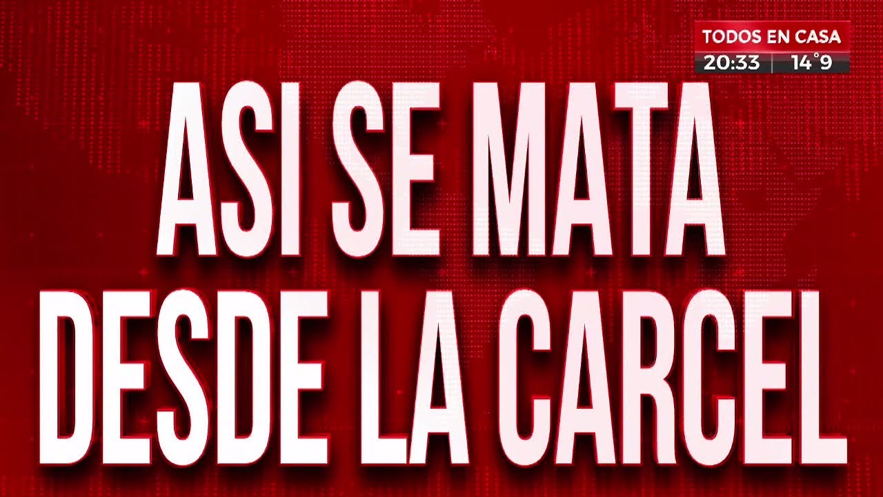 Preso sicario: así se mata desde la cárcel