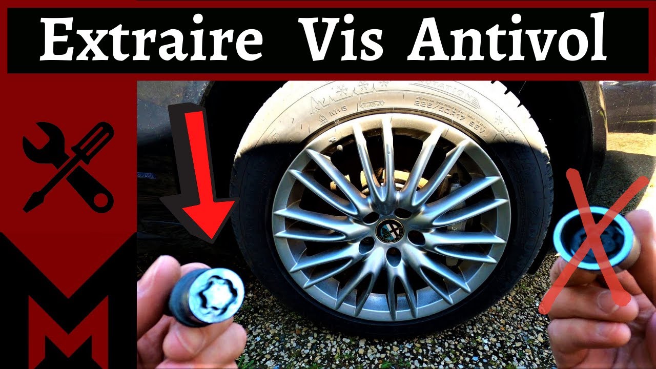 Comment Enlever Vis Antivol Sans Douille - Sans Abimer la Jante ( Ecrou antivol ) 🔧 Meca Maniaque 🔧
