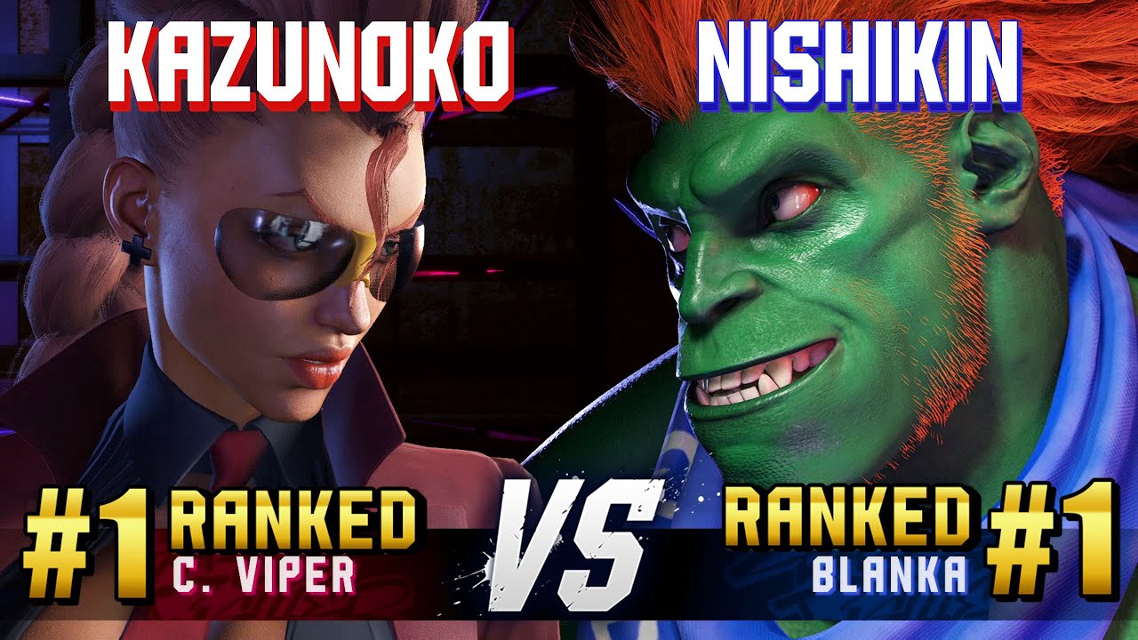 SF6 ▰ KAZUNOKO (#1 Ranked C.Viper) vs NISHIKIN (#1 Ranked Blanka) ▰ High Level Gameplay